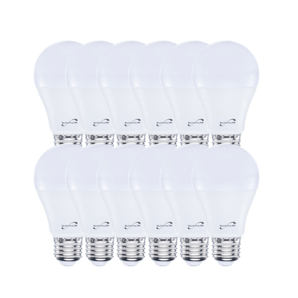 SaticPulse 9W Cool Temp EMF Reducing LED Light Bulbs (12-Pack)